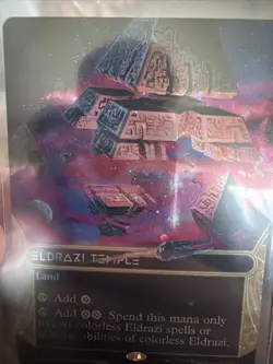 Eldrazi Temple (0104) (Borderless) (Galaxy Foil) Edge of Eternities: Stellar... - Image 3