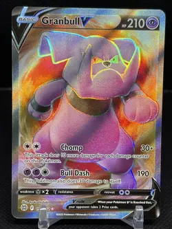 Granbull V - 159/172 - Full Art Ultra Rare NM, English Pokemon Brilliant Stars - Image 1