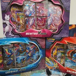 Pokemon TCG V-Union Special Collection Box Set of 3 Boxes Greninja Mewtwo Zacian - Image 1
