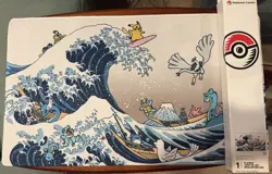 🌊 Brand New! Pokemon Center Great Wave Pikachu Friends Playmat! - Fast Ship! 🌊 - Image 1