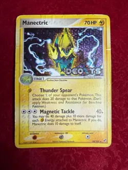 Pokemon TCG Manectric Reverse-Foil 38/107, EX Deoxys (HP) - Image 1