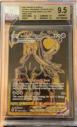 Pokemon Astral Radiance Shadow Rider Calyrex ⭐ VMAX TG30 BGS 9.5 Gem Mint - Image 1