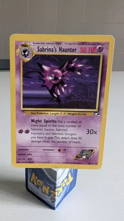 Carta Pokemon Sabrina's Haunter 58/132 Gym Heroes Light Played Eng - Image 1