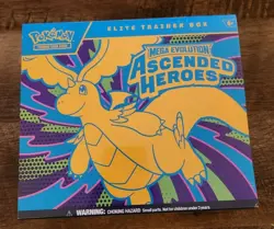 Pokemon TCG Mega Evolution Ascended Heroes ETB Elite Trainer Box Factory Sealed - Image 1