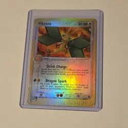 Pokemon Vibrava Rare Reverse Holo EX Dragon 22/97 80 HP 2003 English - Image 1