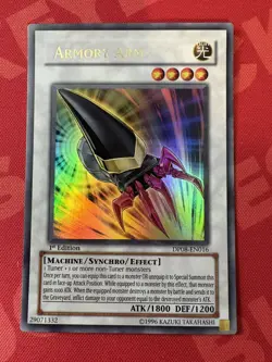 Yugioh Armory Arm DP08-EN016 1st Edition Ultra Rare NM - Image 1