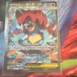 Pokemon Mega Feraligatr EX Full Art Holo Card 274/217 Water 370 HP - Image 2