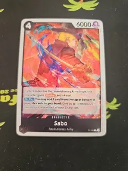 Sabo P-105 Promo | One Piece Card Game | English | NM | New - Image 1