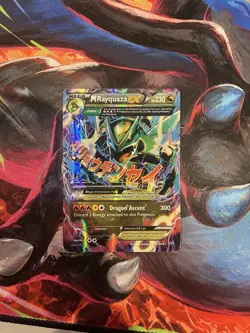 M Rayquaza EX 61/108 - Roaring Skies Rare EX Pokemon TCG Holo - L/MP Card - Image 1