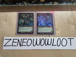 World of Warcraft Lich King & Illidan the Betrayer Hero Card Foil WoW 23/30 - Image 4
