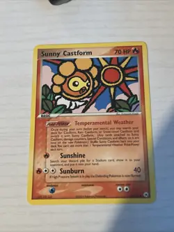 Sunny Castform 26/101 ex Hidden Legends Rare Pokemon Card - Image 4
