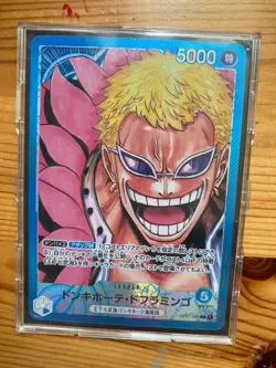 Donquixote Doflamingo OP01-060 L Parallel ROMANCE DAWN ONE Card Japanese PIEC 29 - Image 1