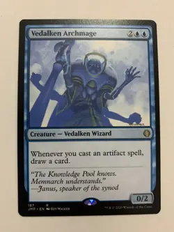 MTG Vedalken Archmage Jumpstart 187 Regular Rare - Image 1