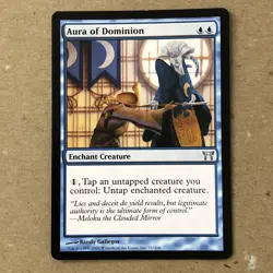 Aura of Dominion x1 Champions of Kamigawa NM Condition see front and back pics - Image 1