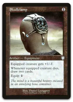 Skullclamp (Retro Frame) #159 (NM) Brothers' War BRC Magic MTG - Image 1