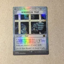 Wizards of the Coast Mindbreak Trap Outlaws Thunder Junction Mythic Foil Blue #… - Image 1