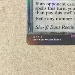 Wizards of the Coast Mindbreak Trap Outlaws Thunder Junction Mythic Foil Blue #… - Image 5