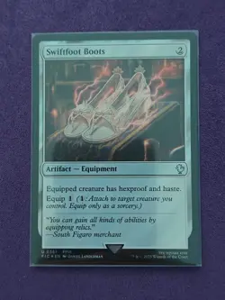Swiftfoot Boots (Surge Foil) #361 (NM) Final Fantasy FIC Magic MTG - Image 1