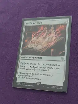 Swiftfoot Boots (Surge Foil) #361 (NM) Final Fantasy FIC Magic MTG - Image 2