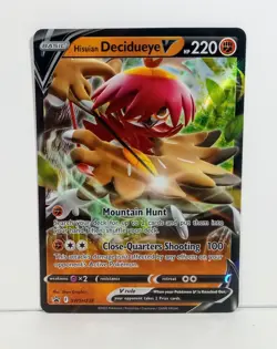 Hisuian Decidueye V Pokemon TCG Sword & Shield Promo Card SWSH238 2022 Full Art - Image 1