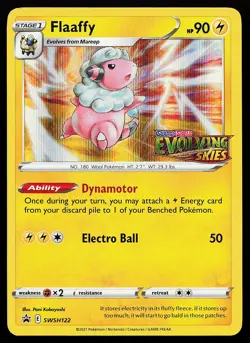 Flaaffy SWSH122 Holo Stamped Evolving Skies Promo Pokemon Card - Image 1