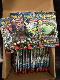 5X Pokemon Scarlet and Violet Twilight Masquerade Booster Packs - Image 1