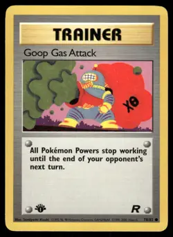 Pokemon Tcg Goop Gas Attack [1st Edition] #78 Pokemon Team Rocket NM - Image 1