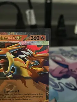 Pokemon Mega Charizard Y EX Mega Evolution Black Star Promo 030 TCG NM - Image 4