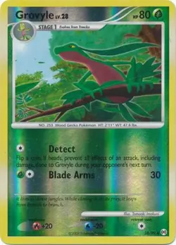 1x Grovyle - 38/99 - Uncommon - Reverse Holo Lightly Played Pokemon Platinum Arc - Image 1