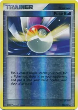 1x Poke Ball - 113/127 - Uncommon - Reverse Holo Lightly Played Pokemon Platinum - Image 1