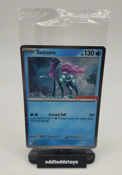 Suicune Gamestop Stamp Exclusive Cosmos Holo Promo SEALED Pokemon 026/94 swirl - Image 1