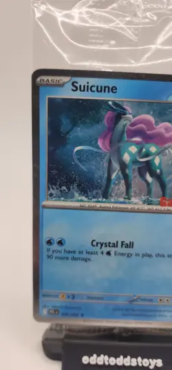 Suicune Gamestop Stamp Exclusive Cosmos Holo Promo SEALED Pokemon 026/94 swirl - Image 5