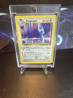 Pokemon Dragonair 22/130 Base Set 2 WOTC Vintage Non Holo Unlimited LP Auction - Image 1