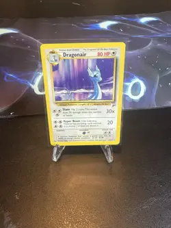 Pokemon Dragonair 22/130 Base Set 2 WOTC Vintage Non Holo Unlimited LP Auction - Image 4