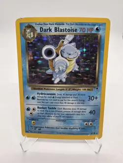 Dark Blastoise 4/110 Legendary Collection Holo Rare Pokemon TCG 2002 MP - Image 1