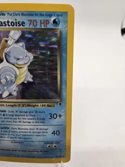Dark Blastoise 4/110 Legendary Collection Holo Rare Pokemon TCG 2002 MP - Image 4