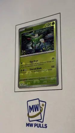Pokemon Virizion 010/086 SV: White Flare Master Ball Pattern Rare Holo TCG - Image 2