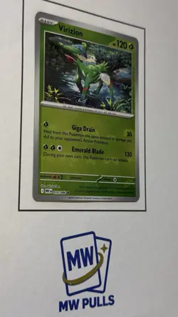 Pokemon Virizion 010/086 SV: White Flare Master Ball Pattern Rare Holo TCG - Image 3