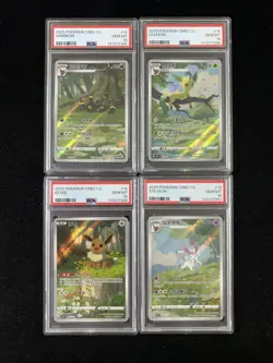2025 Pokemon TCG S.CHN CBB2C Umbreon Eevee Sylveon Leafeon Full Set PSA 10 DC75 - Image 1