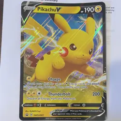 Pokemon Pikachu EX XY84 Promo Holo Basic 130 HP Card XY - Image 1