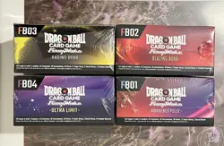 Dragon Ball Super Card Game FB01, FB02, FB03, FB04 Booster Box - Sealed Bundle - Image 4