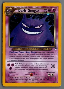 Dark Gengar 006/105 Neo Destiny Holo Pokemon Card - Image 1