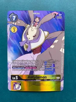 1x EX2-022 Antylamon Digital Hazard Alternate Art Digimon Card Game x1 - Image 1