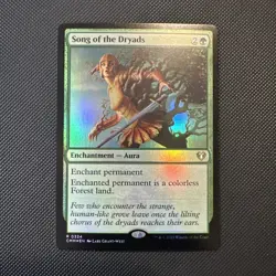 Song of the Dryads Commander Masters FOIL - Image 1