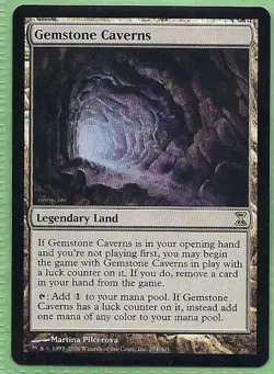 Gemstone Caverns - Time Spiral- Magic the Gathering NM MTG - Image 1