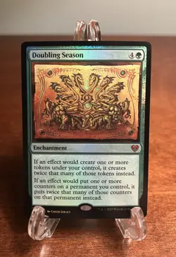 Doubling Season Commander Masters NM Foil MTG Magic The Gathering - Image 1