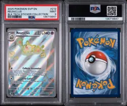 2025 POKEMON BLACK BOLT TECH STICKER COLLECTION PROMO #212 REUNICLUS PSA 9 - Image 3