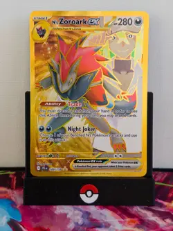 Pokemon TCG N's Zoroark ex 189/159 Sv09: Journey Together Holo - Image 1