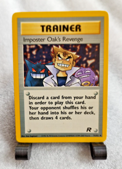 Pokemon Rockets Imposter Oaks revenge 76/82 NM - Image 1