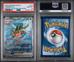2025 POKEMON DRI EN-DESTINED RIVALS SPECIAL ILLUSTRATION RARE YANMEGA EX PSA 10 - Image 3